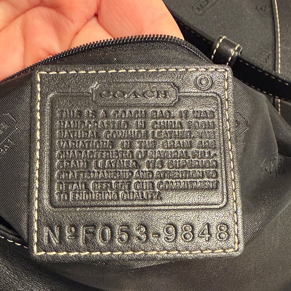 Vintage Coach 9848 Legacy Flap Crossbody Shoulder Bag - Picture 3 of 9